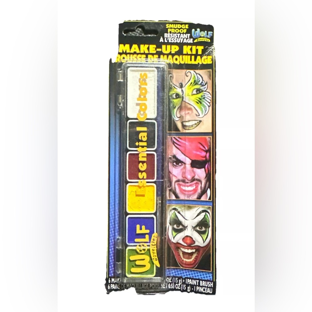 Wolfe FX Face Painting HALLOWEEN Palette Set Make-Up Kit  6 Colors NWT WAC-6EF